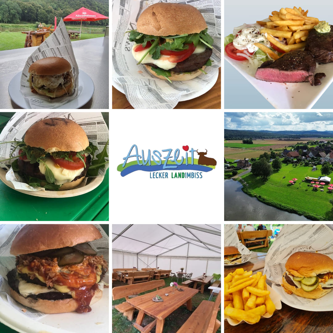 Speiseauswahl – Burger, Steak und Spezialitäten